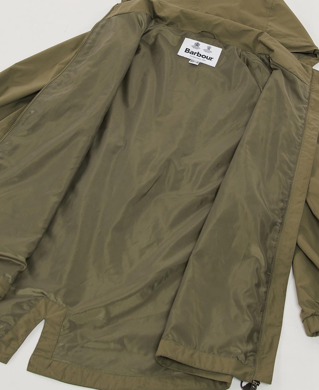 Chaquetas Casuales Barbour Sea Daisy Showerproof Mujer Verde Oliva | 769840-XPB