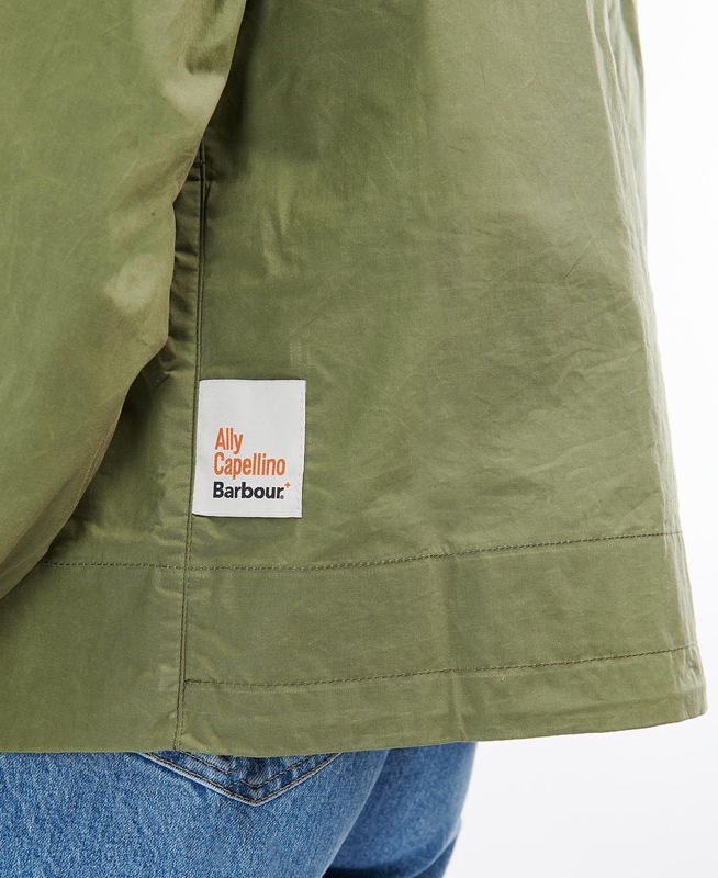 Chaquetas Casuales Barbour x Ally Capellino Tip Mujer Verde | 049327-HQO