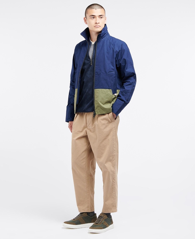 Chaquetas Casuales Barbour x Ally Capellino Hand Hombre Azul Marino | 082735-HPD