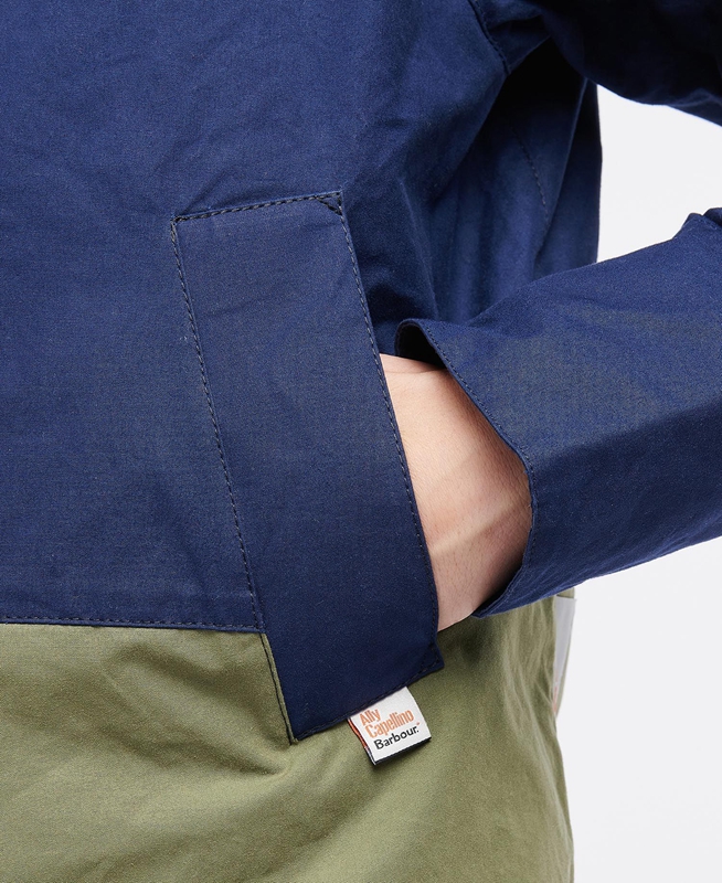 Chaquetas Casuales Barbour x Ally Capellino Hand Hombre Azul Marino | 082735-HPD