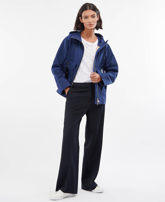 Chaquetas Casuales Barbour x Ally Capellino Tip Mujer Azul Marino | 189735-KWQ