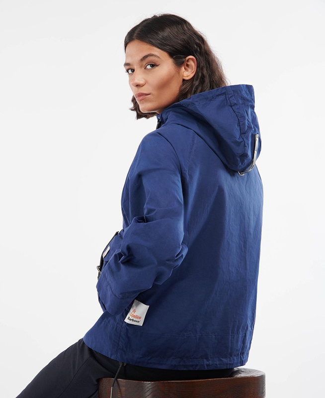 Chaquetas Casuales Barbour x Ally Capellino Tip Mujer Azul Marino | 189735-KWQ