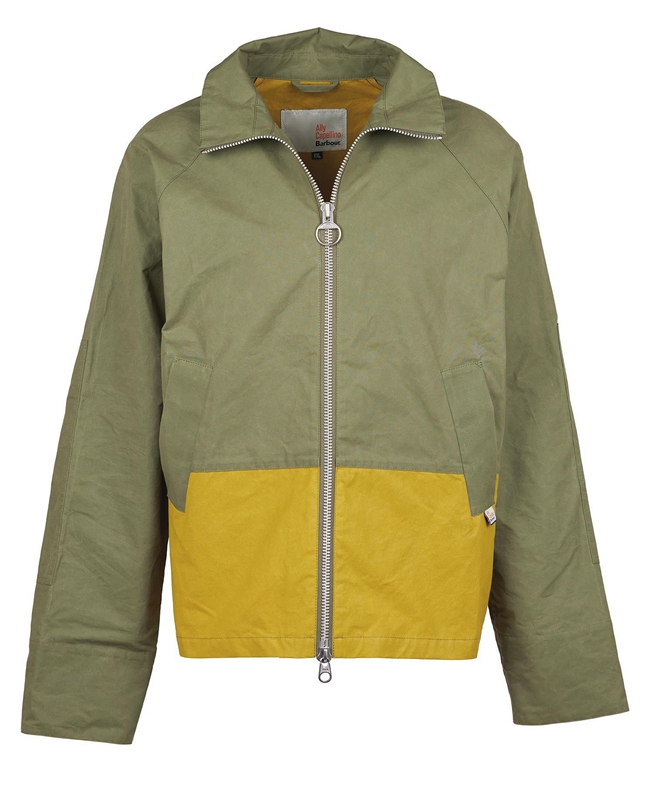 Chaquetas Casuales Barbour x Ally Capellino Hand Hombre Verde Oliva | 192845-RTW