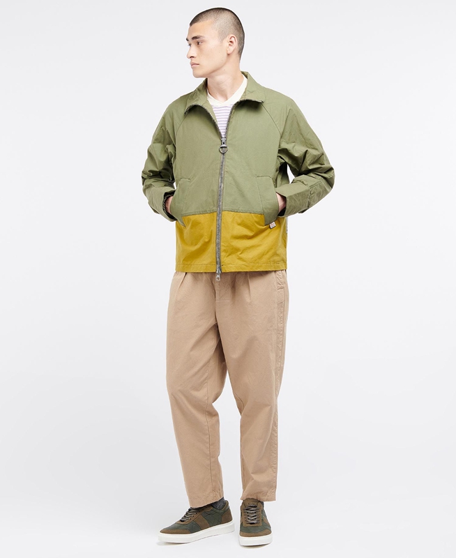 Chaquetas Casuales Barbour x Ally Capellino Hand Hombre Verde Oliva | 192845-RTW
