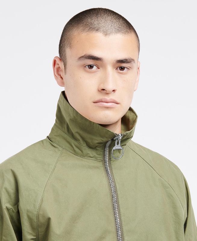 Chaquetas Casuales Barbour x Ally Capellino Hand Hombre Verde Oliva | 192845-RTW