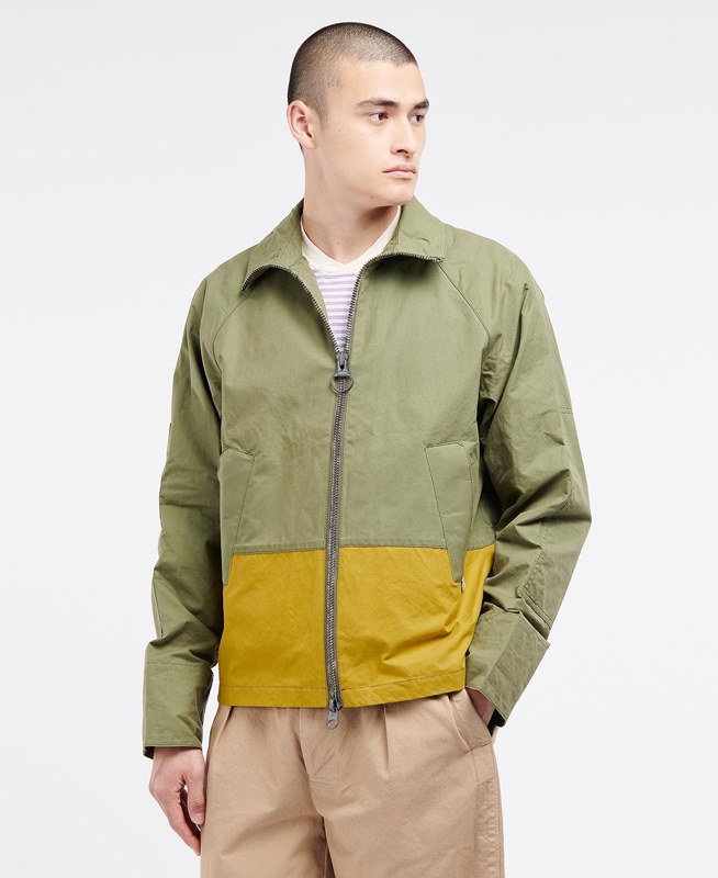 Chaquetas Casuales Barbour x Ally Capellino Hand Hombre Verde Oliva | 192845-RTW