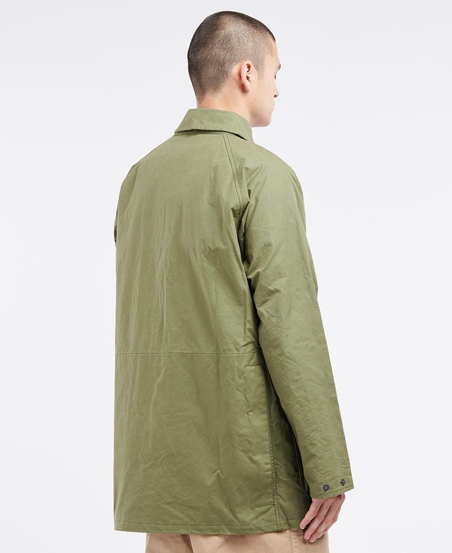 Chaquetas Casuales Barbour x Ally Capellino Back Hombre Verde Oliva | 265849-UPM