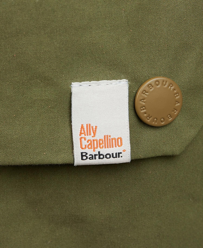 Chaquetas Casuales Barbour x Ally Capellino Back Hombre Verde Oliva | 265849-UPM