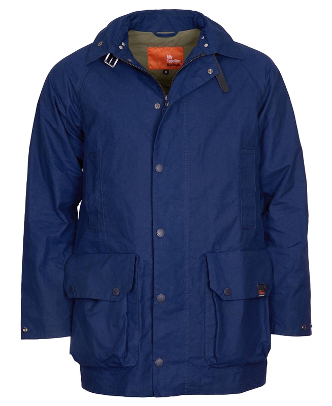 Chaquetas Casuales Barbour x Ally Capellino Back Hombre Azul Marino | 681423-NJT