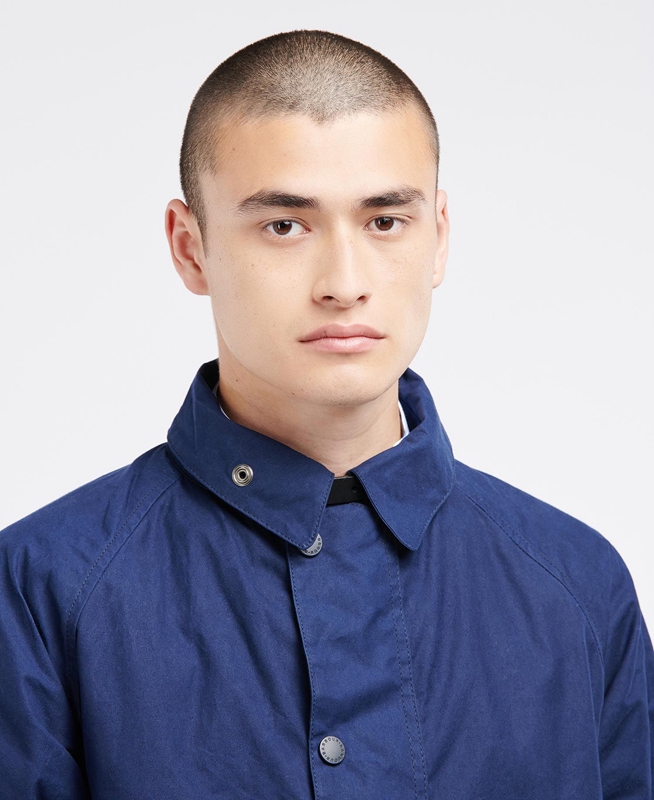 Chaquetas Casuales Barbour x Ally Capellino Back Hombre Azul Marino | 681423-NJT