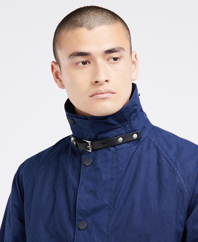 Chaquetas Casuales Barbour x Ally Capellino Back Hombre Azul Marino | 681423-NJT