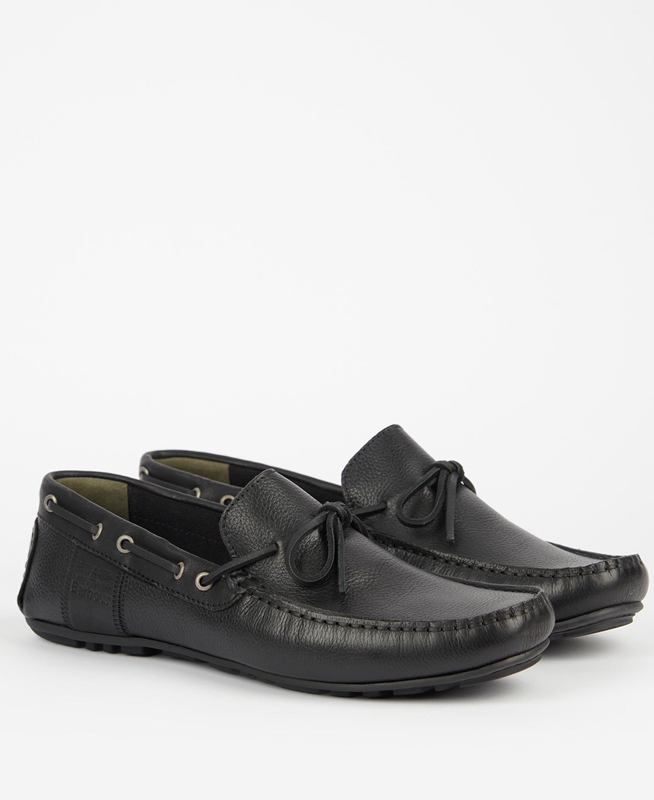 Mocasines Barbour Clark Hombre Negras | 521496-IES