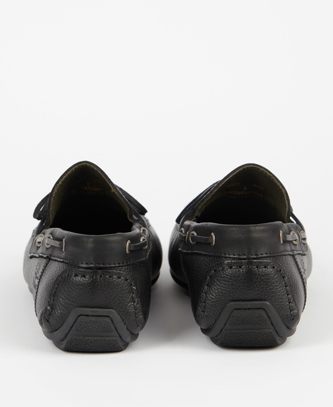 Mocasines Barbour Clark Hombre Negras | 521496-IES
