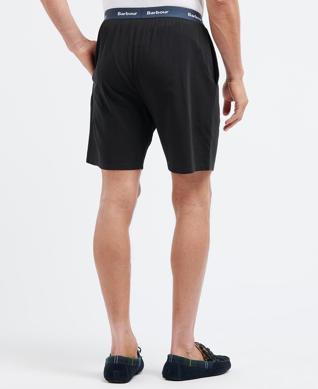 Pantalon Barbour Abbott Hombre Negras | 267198-BNJ