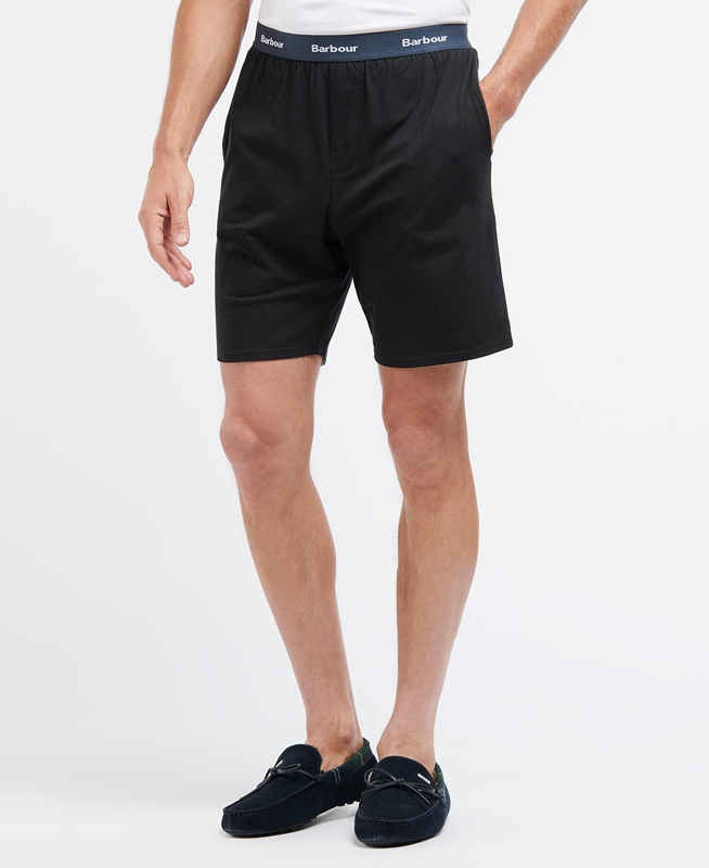 Pantalon Barbour Abbott Hombre Negras | 267198-BNJ