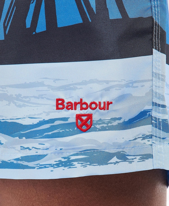 Pantalon Barbour Beacon Print Swim Hombre Azules | 398067-HKR