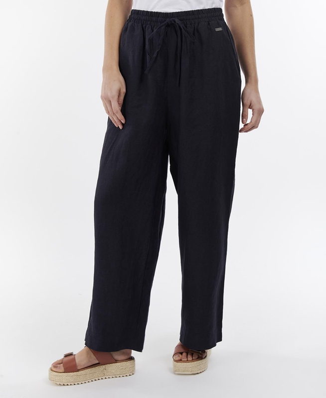 Pantalon Barbour Cherbury Trousers Mujer Azules | 328167-GIZ