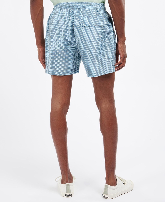 Pantalon Barbour Diamond Geo Swim Hombre Azules | 193420-KSJ