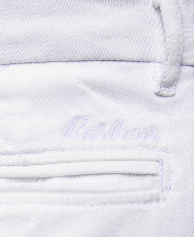 Pantalon Barbour Essential Chino Mujer Blancas | 361209-QGB