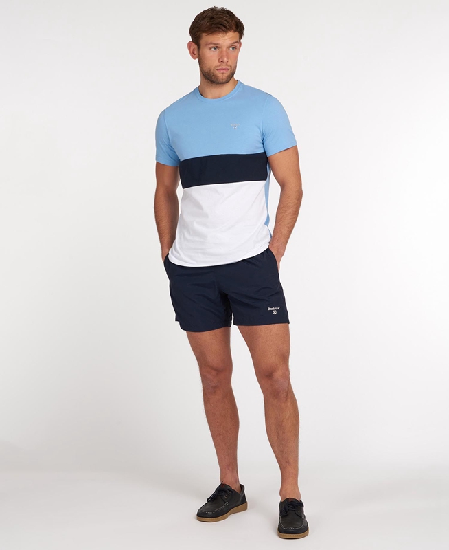 Pantalon Barbour Essential Logo 5'' Swim Hombre Azul Marino | 265897-JAC