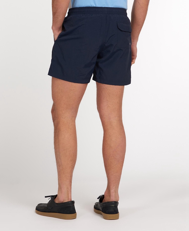Pantalon Barbour Essential Logo 5'' Swim Hombre Azul Marino | 265897-JAC