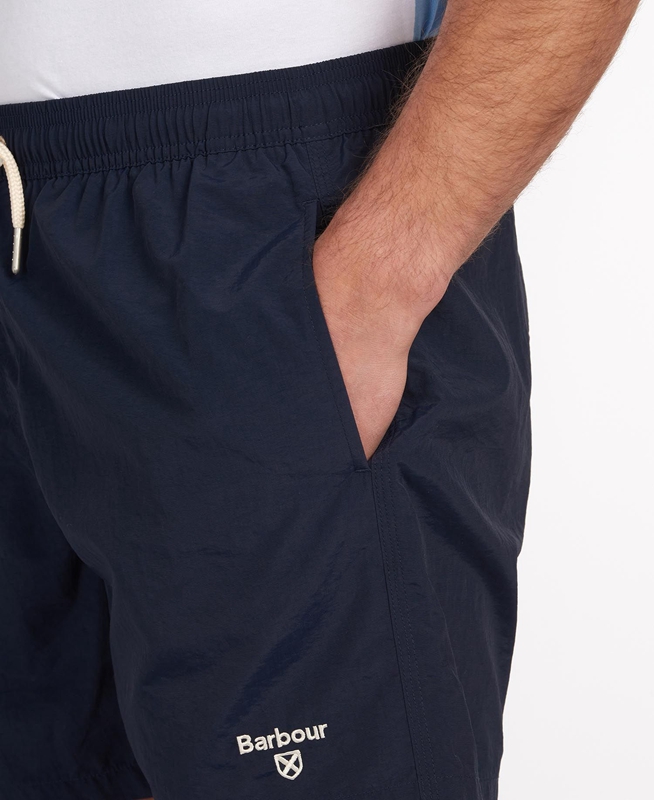 Pantalon Barbour Essential Logo 5'' Swim Hombre Azul Marino | 265897-JAC