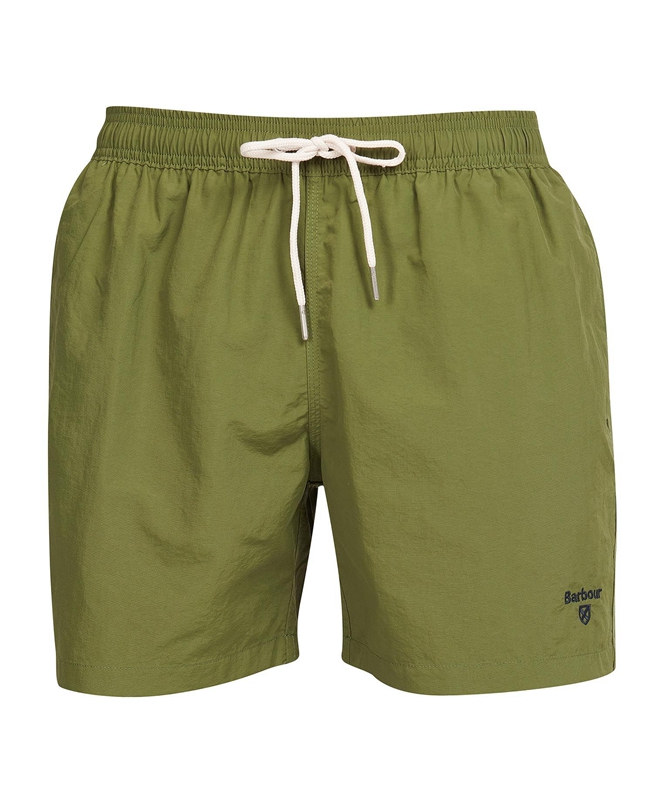 Pantalon Barbour Essential Logo 5'' Swim Hombre Verde Oliva | 835724-JZA