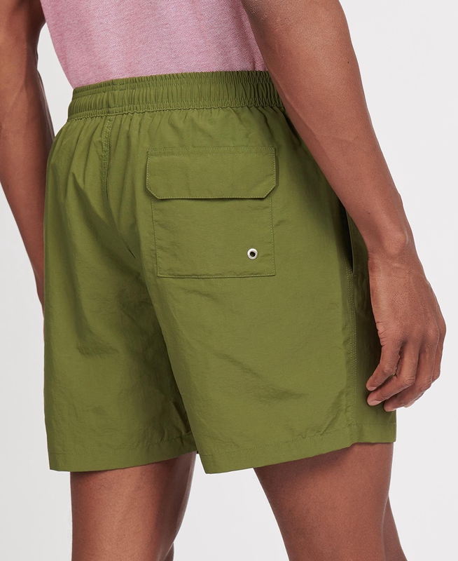 Pantalon Barbour Essential Logo 5'' Swim Hombre Verde Oliva | 835724-JZA