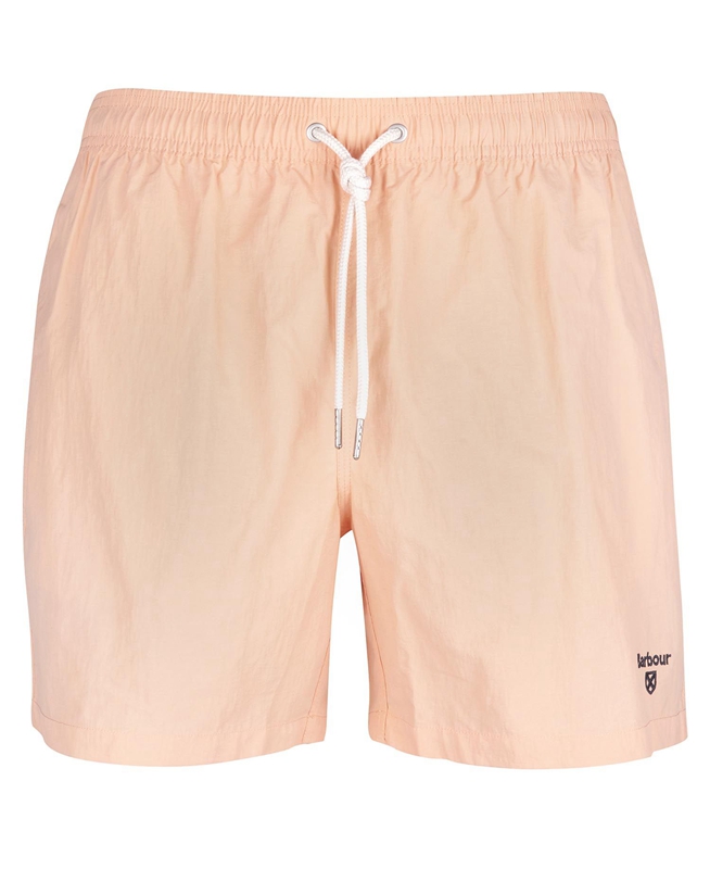 Pantalon Barbour Essential Logo Swim Hombre Naranjas | 204796-DKN