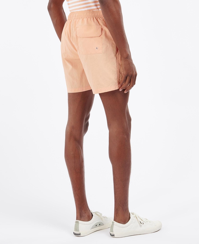 Pantalon Barbour Essential Logo Swim Hombre Naranjas | 204796-DKN