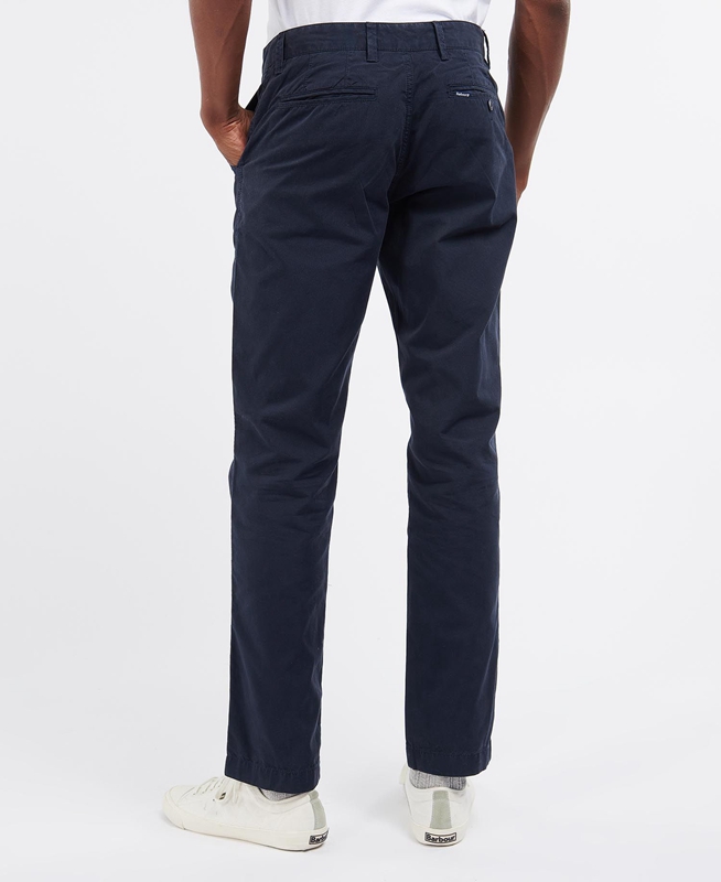 Pantalon Barbour Glendale Chino Hombre Azul Marino | 384056-VIC