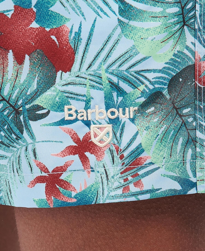 Pantalon Barbour Hawaiian Print Swim Hombre Azules | 463057-PZY