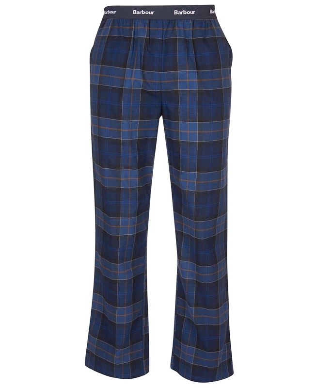Pantalon Barbour Hose Glenn Tartan Hombre Azul Marino | 280546-FCL