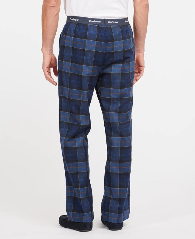 Pantalon Barbour Hose Glenn Tartan Hombre Azul Marino | 280546-FCL
