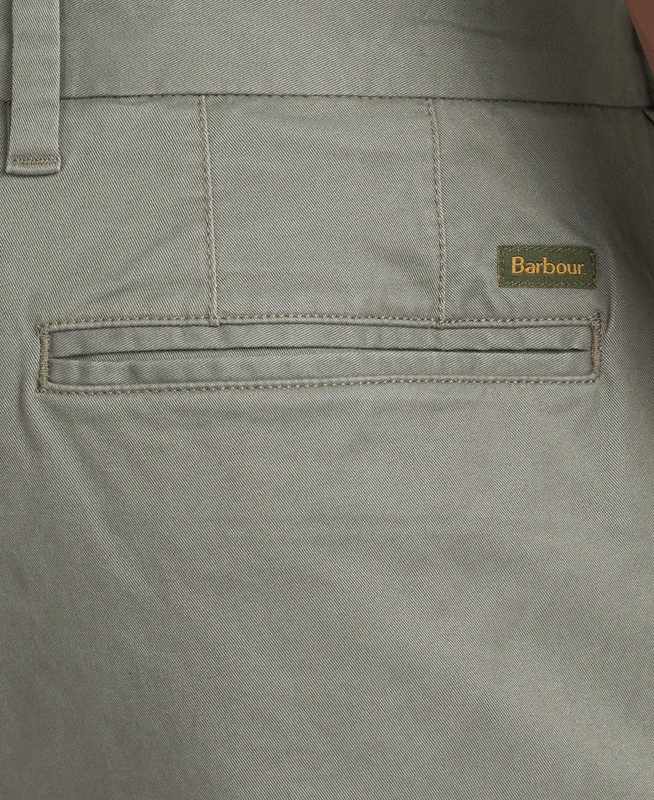 Pantalon Barbour Neuston Essential Chinos Hombre Verde Oliva | 691784-NYD