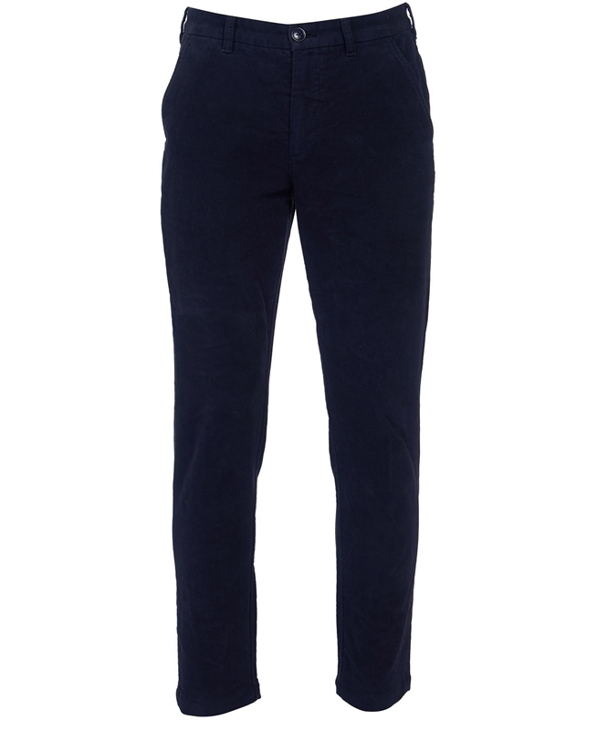 Pantalon Barbour Neuston Moleskin Trousers Hombre Azules | 791038-TZU