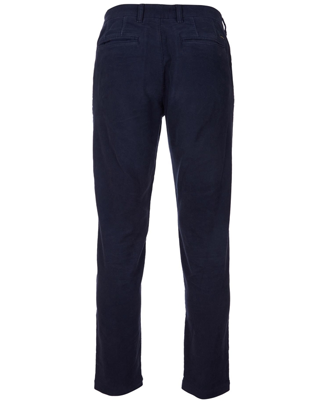Pantalon Barbour Neuston Moleskin Trousers Hombre Azules | 791038-TZU