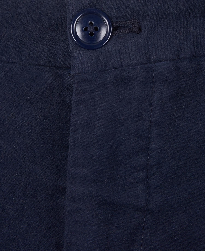 Pantalon Barbour Neuston Moleskin Trousers Hombre Azules | 791038-TZU