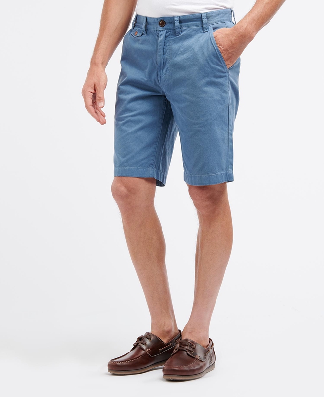 Pantalon Barbour Neuston Twill Hombre Azules | 392487-GTU