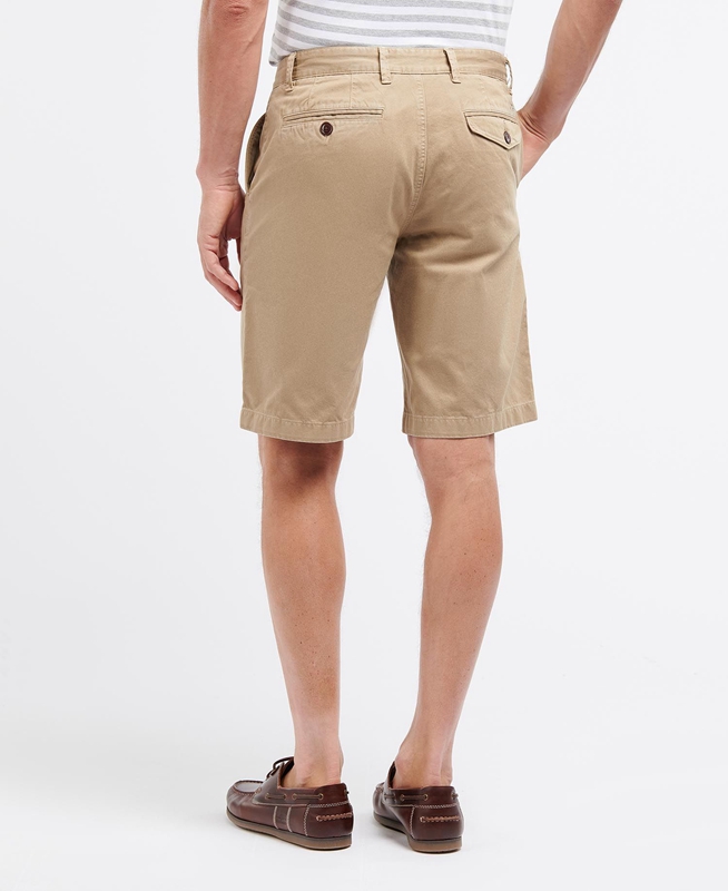 Pantalon Barbour Neuston Twill Hombre Beige | 078469-EQG