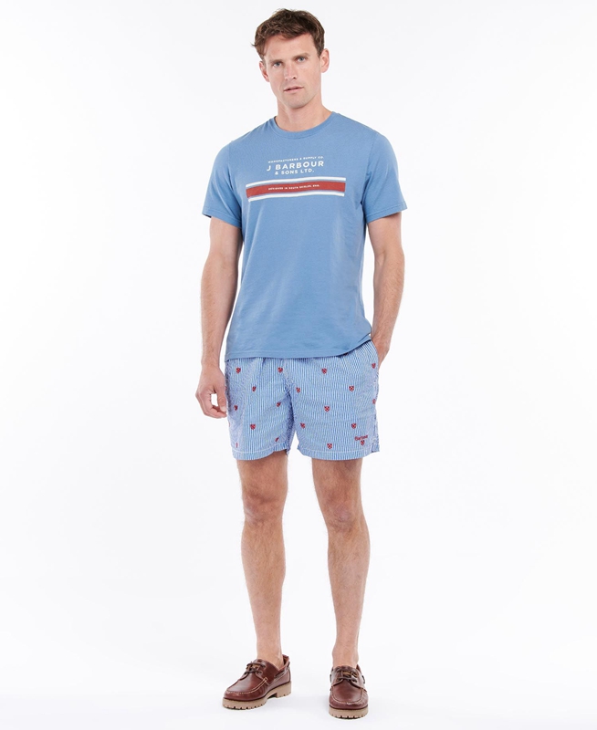 Pantalon Barbour Shield Swim Hombre Azules | 479380-BIC