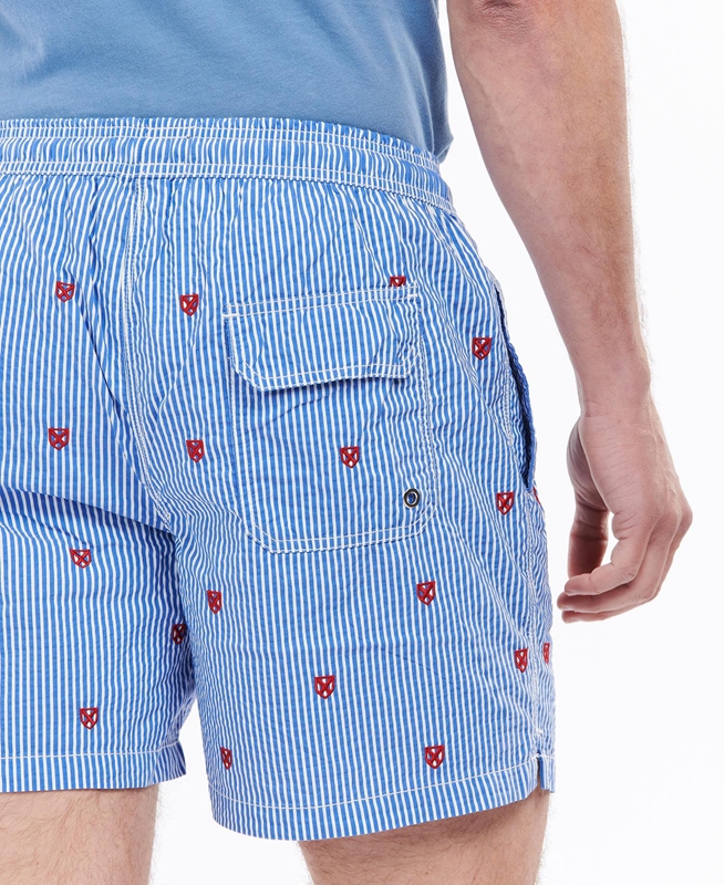 Pantalon Barbour Shield Swim Hombre Azules | 479380-BIC
