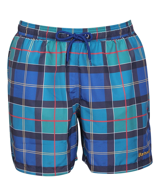Pantalon Barbour Tartan Swim Hombre Multicolor | 254189-WOG