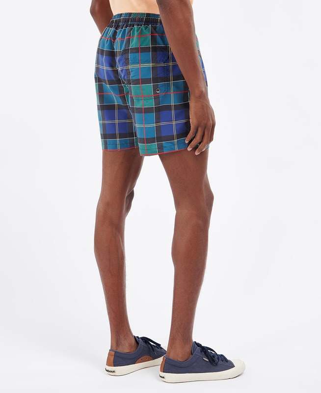 Pantalon Barbour Tartan Swim Hombre Multicolor | 254189-WOG