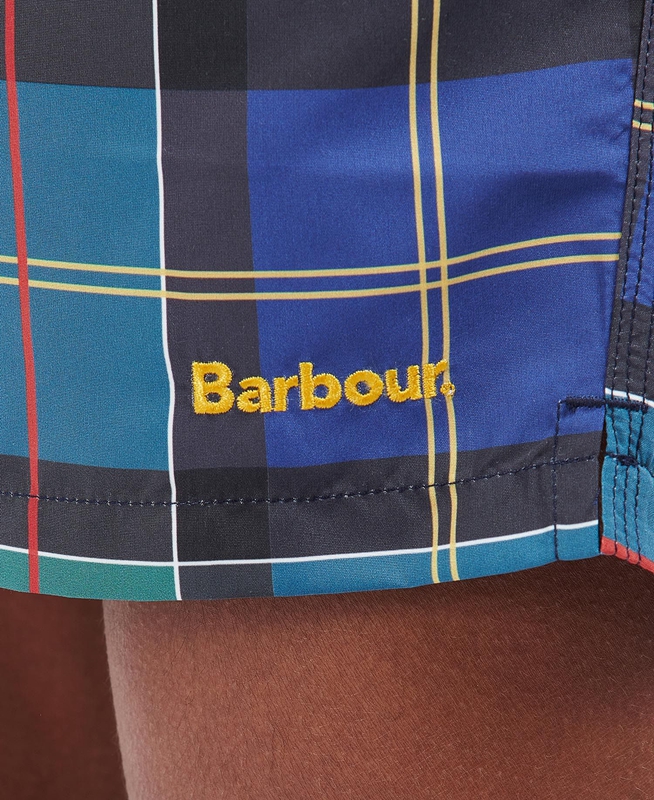 Pantalon Barbour Tartan Swim Hombre Multicolor | 254189-WOG