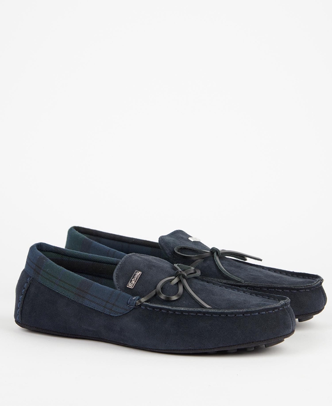 Pantuflas Barbour Kurila Hombre Azul Marino | 856140-WTH