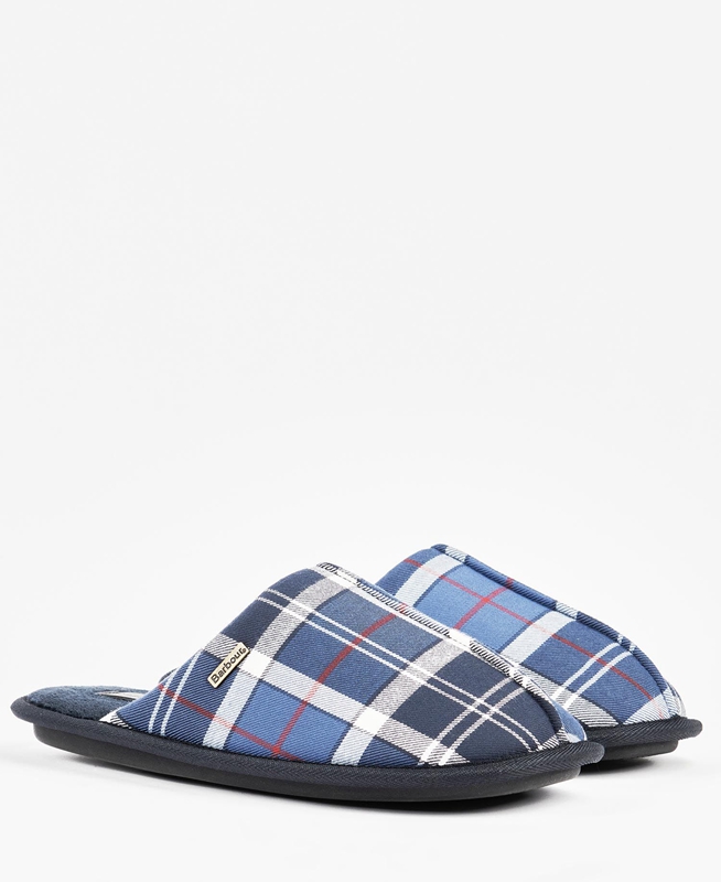 Pantuflas Barbour Young Hombre Azules | 075819-RWF