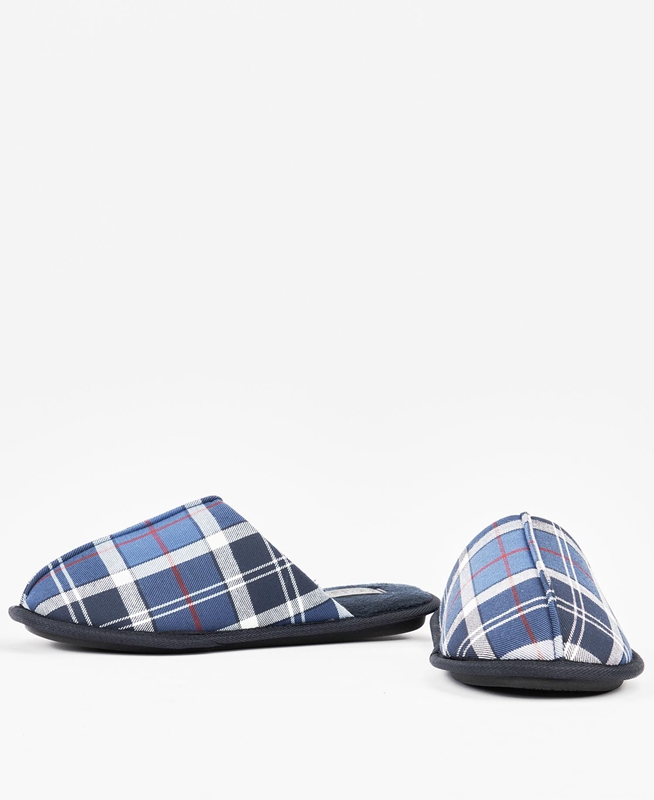 Pantuflas Barbour Young Hombre Azules | 075819-RWF