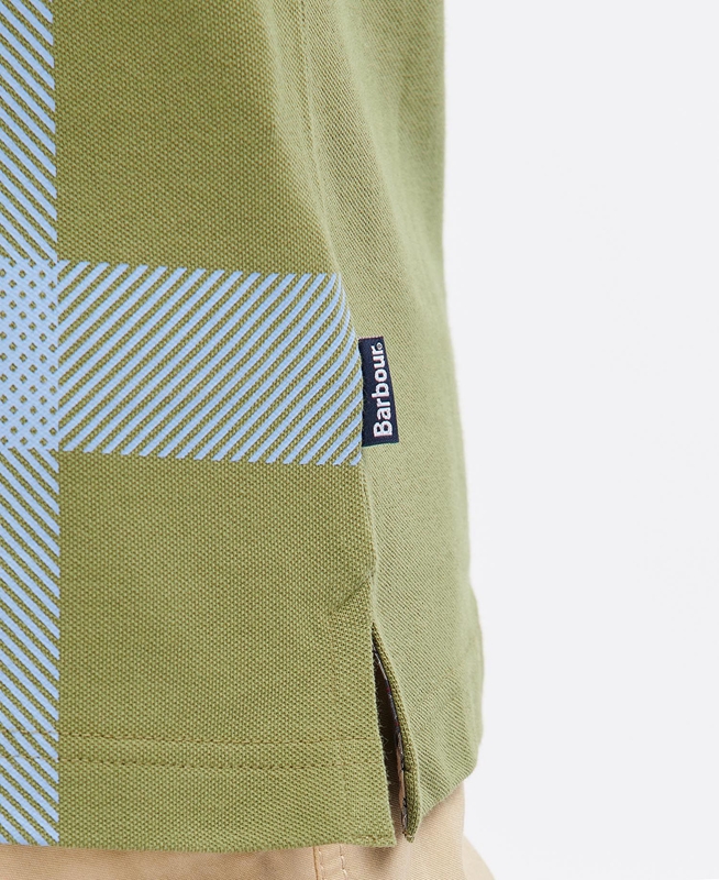 Polo shirts Barbour Blaine Hombre Verde | 683740-LUF