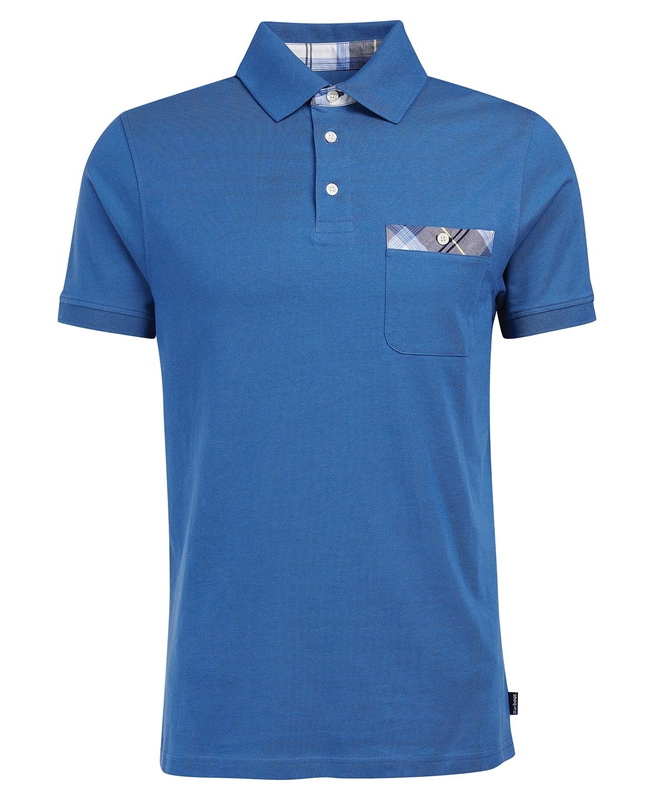 Polo shirts Barbour Lirst Hombre Azules | 298150-YKE